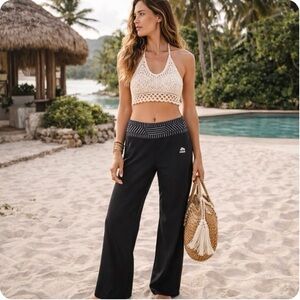 RBX Women’s Yoga Leggings Pants Black Boot Cut Full Length Large EUC